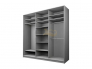 Шкаф-купе Max МШ-27-6-24-222 пленка Oracal белая