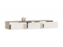 Полка косметическая 1500 Норд Кашемир, Крафт серый
