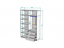 Шкаф Malta light H306 и Антресоль HA4