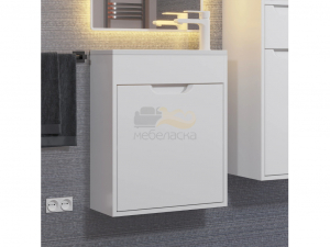 Тумба с раковиной Uperwood Modul матовая белая 50 см