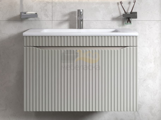 Тумба с раковиной Alba 800-0-1 Madera Modul навесная тирамису