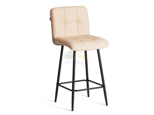 Полубарный стул Медео экокожа бежевый